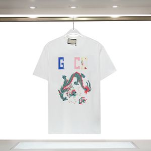 Designer Fashion Play Brand High Quality Men's T-Shirt Pure Cotton Chinese Dragon Shirt Animation Haikyuu Summer Short Sleeve Top 610