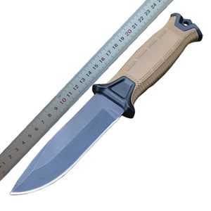 1pcs G1600 Hayatta Kalma Düz Bıçak 12C27 Siyah Titanyum Kaplama Bıçağı Tam Tang Frn Sap Dış Taktik Sabit Bıçak Bıçak Kydex