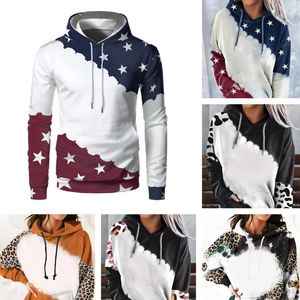 Herrtröjor tröjor sublimering tomma tröjor Autumn Winter Hoodies Creative Pullovers Casual Hoodie Plus Size Clothes For Heat Transfer Print 231220