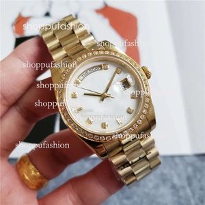 Masowe Women Watch 36 mm Diar Mens Ruch mechaniczny Automatyczne zegarki Pary na rękę ze stali nierog nierog nierogni