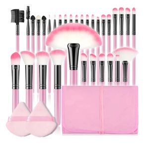 Pennelli per trucco 10 / 32PCS Set Morbido e soffice fondotinta in polvere Contorno Blush Correttore Ombretto Kit per miscelazione Strumenti di bellezza 231219