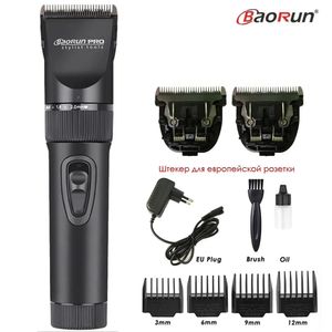 BaoRun Профессиональная машинка для стрижки волос 2000 мАч с литиевой батареей, триммер для бритья бороды для мужчин, электрический резак для резки 231220