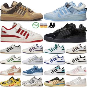 Bad Bunny X Forum Buckle Low High Basquete Sapatos Fóruns Lows Sapato 84 Creme Ovo de Páscoa De Volta à Escola Azul Tint Homens Mulheres Sapatilhas Mens Tainers