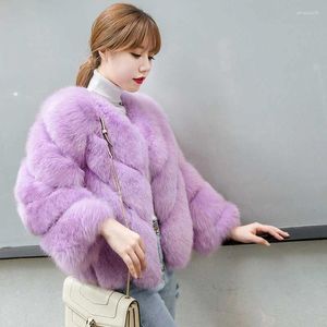 Women's Fur Fluffy Women Coats 2024 Winter Fashion White Faux Coat Elegant Thick Warm Outerwear Fake Short Jackets