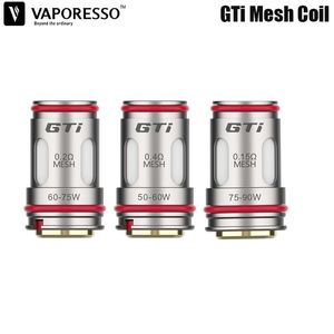 Vaporesso GTi Mesh Coil 0.2ohm 0.4ohm 0.15ohm 0.5ohm Vaporizer For Vaporesso iTank 2 ARMOUR MAX / S Target 100 80 GEN 200 Series 80S Kit E-cigarette 5pcs/Pack