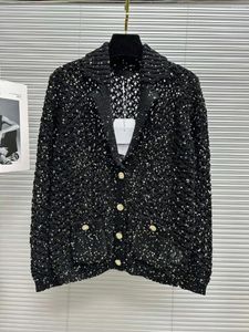 Frauen Strick 2023 Frühling Frauen Mädchen Pailletten Gestrickte Marke Strickjacke Pullover Mantel Jacke Tops