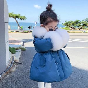 Outerwear Parkas O neck Collar Single Breasted Solid Regular Cotton Fashion Simple Comfortable Cute Warm Winter Autumn Girls 231220