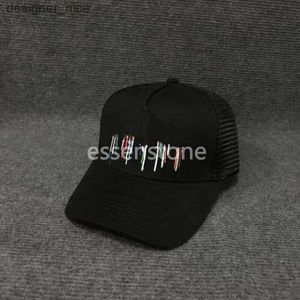 Projektant Mens Miri Baseball Caps Woman Hats Casquette Sun Hat Gorras Sports Mesh Trucker Hat z zwykłym pudełkiem Czarne czapki am ami amiiri 3o53