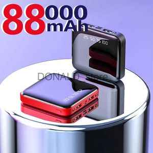 Cep Telefonu Güç Bankaları 80000mAH Güç Bankası İPhone 13 için Ultra Yetenekli Taşınabilir Şarj Cihazı 13 14 15 Xiaomi Samsung Huawei Harici Batarya 80000 MAH Powerbank J231220