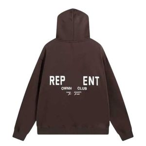 Representerade hoodie tröjor designer brev mäns tidvattnet vari