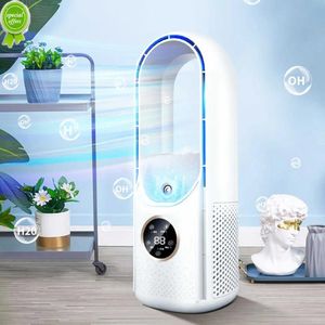 Garden New Bladeless Fan Portable Air Conditioner LED Display Desktop Faneless Blade Cooler Cooling Fan Tower Air Cooler For Office Bedroo