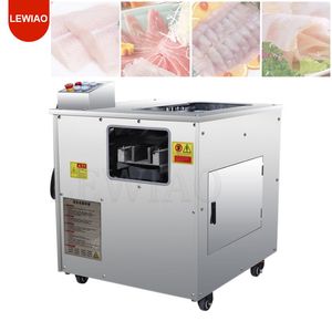 Fatiador de carne multifuncional, corte oblíquo, máquina de peixe para carne de porco, peixe desossado, fatiador automático