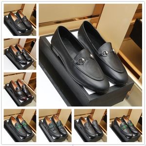 21 Model Ny ankomst Luxury Derby Dress Shoes Män Lace Up High Quality Formal Business Designer Style Blue Black 38-46 Male Oxford Shoes