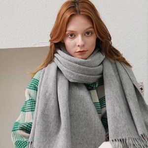 Sciarpe autunno e inverno New Wool Scarf Women Donne Donne Durned Bassel Caldo Sciame durevole Sciarpa a doppia scoperta