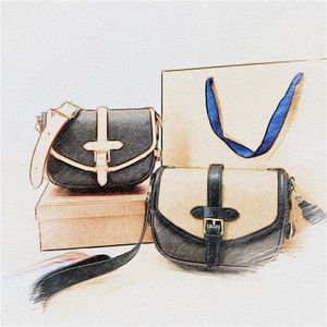Luxury Cross Body Leather Fashion Handväskor Purses Flower Mini Bag Tote Classic Women Shoulder Bags Leather Messenger Bag