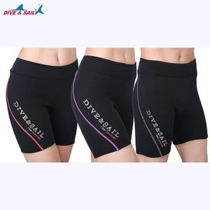 Bär kvinnors mäns våtdräkt shorts byxor 1,5 mm neopren shorts håll varmen för att simma vatten aerobics surfing 2mm 3mm leggings