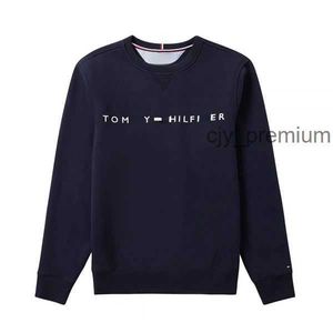 Tommy Designer Polo Bluza Bluza Pullover moda jesień zima długie rękaw okrągły szyja litera pullover czysty bawełniany bluzę z kapturem najwyższa jakość hilfiger cp puff 4 ikok