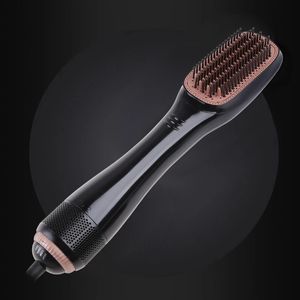 Drop Portable Cheader Brush Styler Air Salon Negative Ion Electric Blow Comb för kvinnor Våt och torr 231220