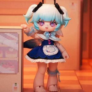 Cartoon Figures Kawaii Pre-Sale Cafe Cafe Blind Box 12 Points BJD Anime Fiugre Mystery Boxes Collective Decoration Girl Christmas GIF