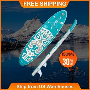 FUNWATER Surfboards paddle board surfboard inflatable Padel stand up paddleboard wholesale Ca eu us warehouse SUP studentup surfboard water sports