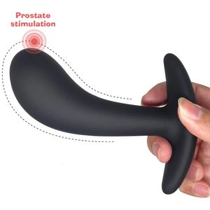 Giocattoli anali Testa grande Stimolatore della prostata Soft Plug Sex Shop Gel di silice liquido Butt Masturbatore femminile Erotico per coppia 231219