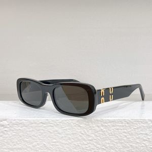 Lyxiga solglasögon modedesigner acetatfiber metall solglasögon SMU08ZS fyrkantig rektangulär UV400 solglasögon med originallåda