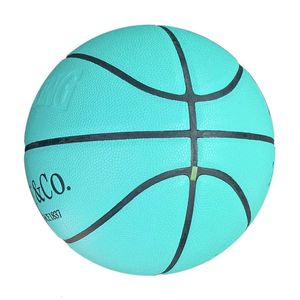 Подарок для девочки, синий баскетбольный мяч для взрослых и детей, прочный мяч со звездой, подарок из искусственной кожи, тренировочный конкурс, специальный баскетбольный мяч, размер 5, 6, 7, 231220