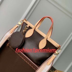 Tasarımcı Mini Alışveriş Çantası Lüks Tote 10A En Kaliteli Crossbody Orijinal Deri Omuz Tuval Çanta Asla BB M46705 L260