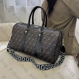 Pembe Sugao Kadınlar ve Erkekler Seyahat Çantası Bagaj Çanta Tote Çanta Omuz Crossbody Çantalar Yüksek Kaliteli Çanta Çantası Büyük Kapasite Baskı Mektubu Spor Çantası Sisi-231205-58