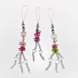 Keychains Handmade Flowers Stars Shells And Conch Pendants Are Charming Fashionable Phone Chains Cute Keychain 2023
