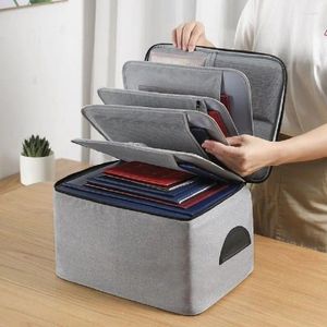 Briefcases Multifunction Briefcase School Material Organize Case Travel High Capacity Document Arrange Bag Business Trip Filing Storage