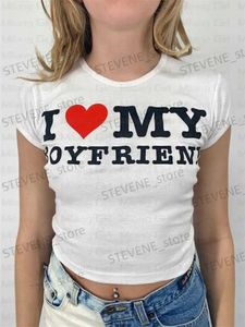 T-shirt femminile estate estate baby tops tops streetwear gotico harajuku lettera stampa grafica t-shirt vintage crop top women 2000s y2k abiti t231220