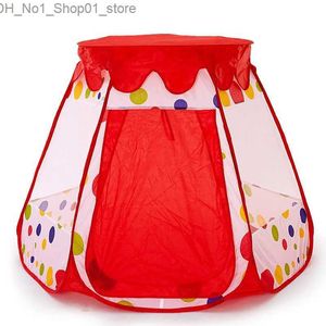 Spielzeugzelte Kinder spielen Zelt Outdoor Baby Spielzeug Prinzessin Portable Games Houses Ocean Bälle Pool Kleinkind Playpen Kid Game Tent Kinder TD0026 Q231220