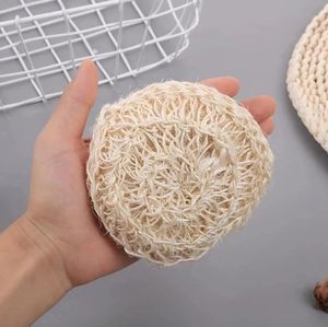 Sisal Bath Sponge Natural Organic Handmade Planted Based Shower Ball Exfoliating Crochet Scrub Body Scrubber