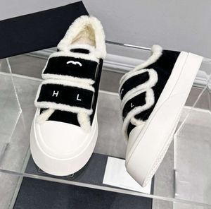 Mulheres sapatos casuais plataforma saltos vestido designer camurça sapato esportivo clássico retro preto slides lazer ao ar livre com sacos de poeira sola de borracha antiderrapante