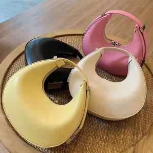 Osoi Toni Mini Half Moon Bag Leather Women Designer Curved Silhouette Three Dimensional Effect Tote Hardware Underarm Shoulder Bags X9TB#