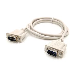 VGA to RS232 male DB9 DB15 triple row serial port cable