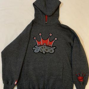 Kobiety z kapturem jnco bluza y k hip hop litera grafika haftowane retro ponadwymiarowe męskie damskie gotyckie ubranie pullover