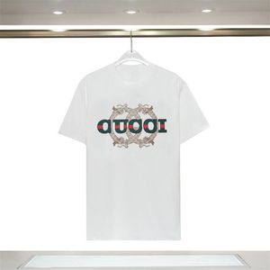 Yeni 2024 Erkek Tasarımcı Tişörtleri Baskılı Kadın Moda Adam T-Shirt Üst Kalite Pamuklu Sıradan Tees Kısa Kollu Lüks Hip Hop Sokak Giyim Tshirts S-XXL