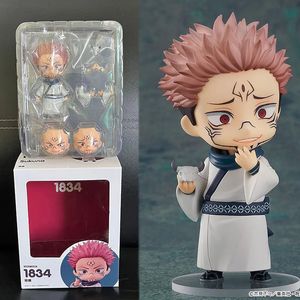 Anime figur Jujutsu Kaisen 1834 Ryomen Sukuna Action Figur PVC Toy Q Version Modell Födelsedagspresent 231220