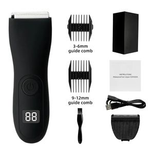 Dispositifs de soins pour le visage Professional Electric Aproïde Trimmer corporel Rasoir pour hommes pour hommes IPX7 Clippers sèches humides imperméables