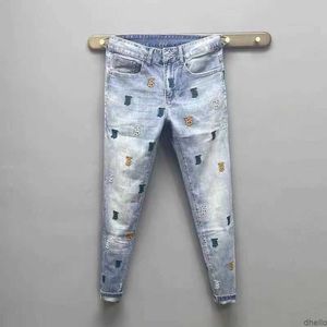 Jeans da uomo oversize Burb Designer Pantaloni Tb Pantaloni ricamati Uomo Donna Allentati Casual 4xl 5xl 6xl Hitc