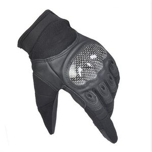Модные военные тактические перчатки для спорта на открытом воздухе, армейские боевые мотоциклетные перчатки с полным пальцем, противоскользящие перчатки из углеродистой оболочки CNY1337242v