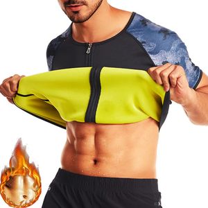 Männer Body Shaper Sauna Anzug Sweat Shirt Abnehmen Unterwäsche Gewicht Verlust Hemd Fett Workout Thermische Tank Tops Fitness 231219