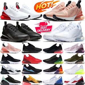 270 Running Shoes 270s Triple Black Core White Red Women Men Tennis USA Be True Dusty Cactus Barely Rose Mens Trainers Outdoor Sport Sneakers