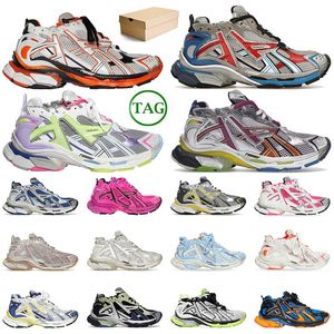 SURES BUTS Women Paris Runner 7.0 utwory Wysokie projektanci buty mężczyźni Sense Sense Pink Blue Dekonstruction Teens Treners Outdoor Sneakers Rozmiar 35-46