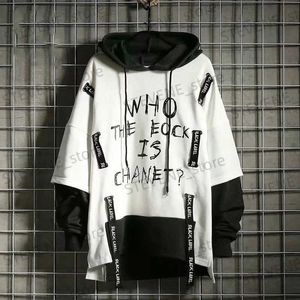 Herrtröjor tröjor herr hoodies manliga casual tröjor män japan style streetwear tröja toppar heta 2020 vår höst mode hip hop hoodies t231220