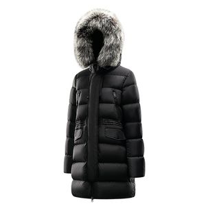 Ladas de atacado Mulheres de inverno Long Down Jackets Puffer Puffer Outdoor Outerwear