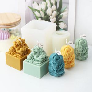 Craft Tools Emperor's Seal Silicone Mold For Handmade Candle Plaster Soap Epoxy Resin Chocolate Decoration Gypsum Ice DIY Baking Mould