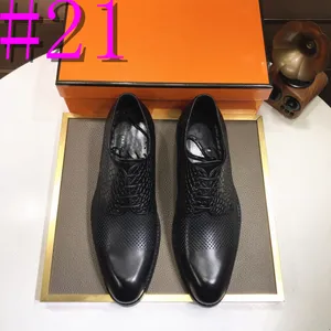 33Model äkta läder vuxen högkvalitativ mäns skor lyxdesigner italiensk stil stor storlek England Business Shoes Casual Comfort Shoes